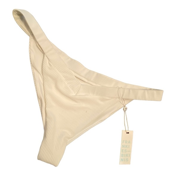 Frankie's Bikinis Grace Ribbed Bikini Bottom nwt - Picture 1 of 6